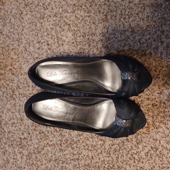 Women's Lulu Townsend Classic Black Heels, 6.5 - Picture 2 of 6